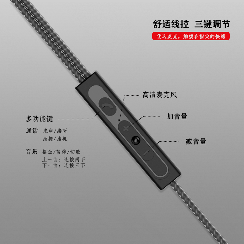 C010入耳式重低音有線耳機(jī)4